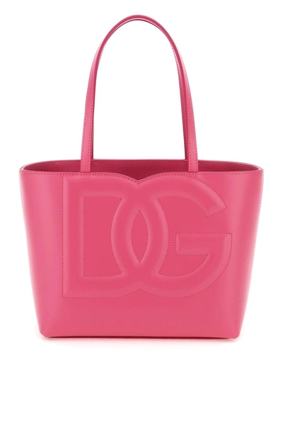 Dolce & Gabbana Designer Handbags Small Shopping Bag In Pink