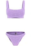 Hunza G . Gigi Bikini Set In 紫色的
