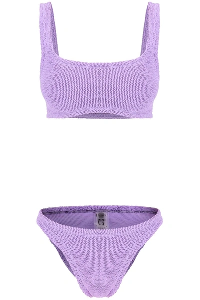 Hunza G . Gigi Bikini Set In Lilac