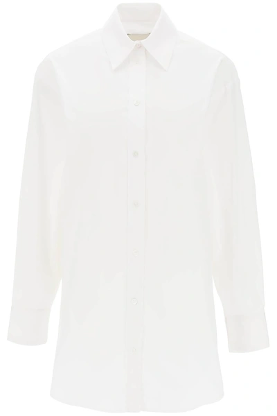 Isabel Marant Cylvany Maxi Shirt In White