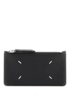 MAISON MARGIELA MAISON MARGIELA LEATHER ZIPPED CARDHOLDER