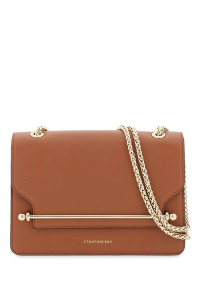 Strathberry East/west Mini Bag Women In Brown