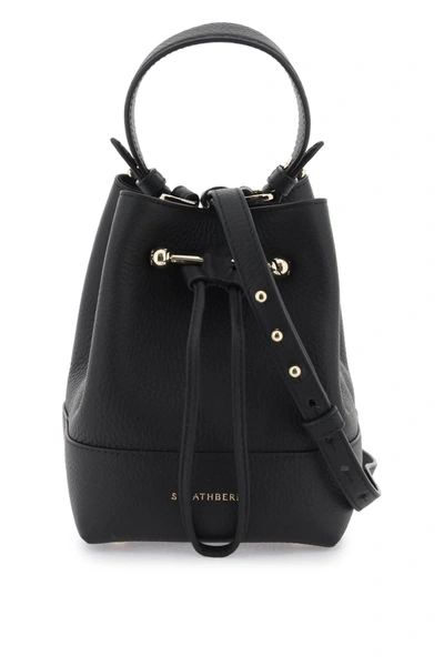 Strathberry Lana Osette Bucket Bag In Black