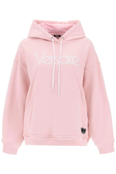 Versace Sweatshirt With Panel Print In Multicolor