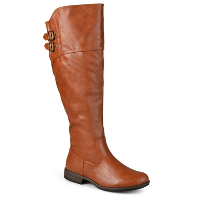 Journee Collection Collection Women's Extra Wide Calf Tori Boot In Pink