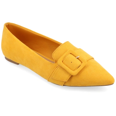 Journee Collection Women's Audrey Flat In Yellow