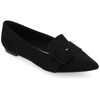 Journee Collection Journee Audrey Buckle Flat In Black