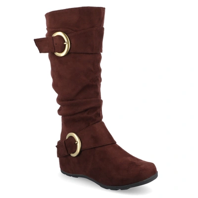 Journee Collection Collection Women's Jester-01 Boot In Brown