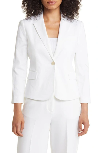 Theory Women's Corduroy Shrunken Blazer In White