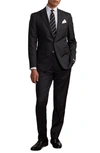 Ralph Lauren Gregory Hand Tailored Wool Serge Suit In Charcoal