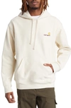 Carhartt Logo-embroidered Cotton Hoodie In Neutrals