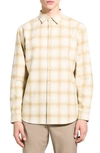 THEORY IRVING FADE FLANNEL SHIRT