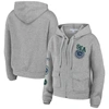 WEAR BY ERIN ANDREWS WEAR BY ERIN ANDREWS HEATHER GRAY SEATTLE SEAHAWKS FULL-ZIP HOODIE