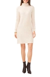 Vince Camuto Turtleneck Sweater Dress In Malted