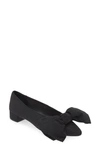 LOEFFLER RANDALL NOA BOW POINTED TOE BLOCK HEEL PUMP