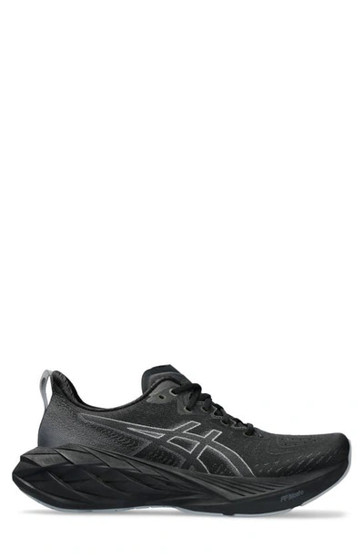 Asics Novablast 4 Running Shoe In Black/ Graphite Grey