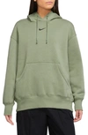 Nike Women's  Sportswear Phoenix Fleece Oversized Pullover Hoodie In Green
