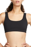 Nike Women's Alate All U Light-support Lightly Lined U-neck Sports Bra In Black/ Pcg3c