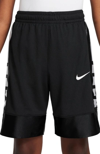 Nike Dri-fit Elite 23 Big Kids' (boys') Basketball Shorts In Black