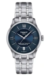 TISSOT CHEMIN DES TOURELLES POWERMATIC 80 BRACELET WATCH, 34MM