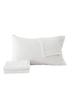 Woven & Weft Jersey Knit Sheet Set In Winter White