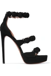 ALAÏA Bombe studded suede sandals