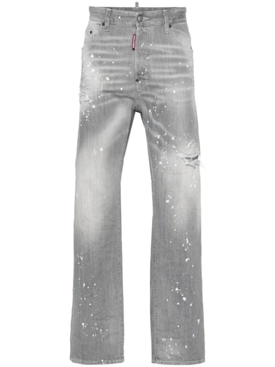 Dsquared2 Trousers In Grey