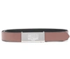 Maison Margiela Brown Number Logo Leather Belt In Brown