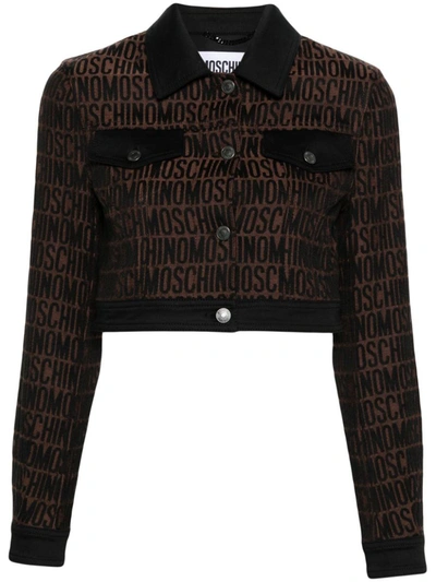Moschino Jackets In Brown