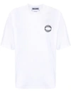 Moschino Versatile Crew Neck Short Sleeve T-shirt In White
