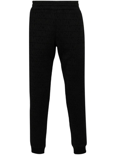 Moschino Trousers In Black