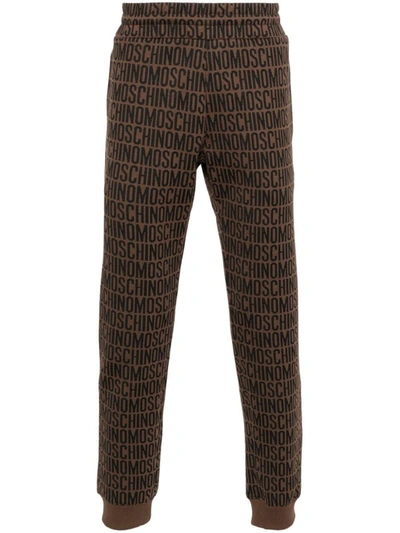 Moschino Trousers In Brown