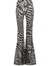 Mugler High-rise Wide-leg Pants In Black