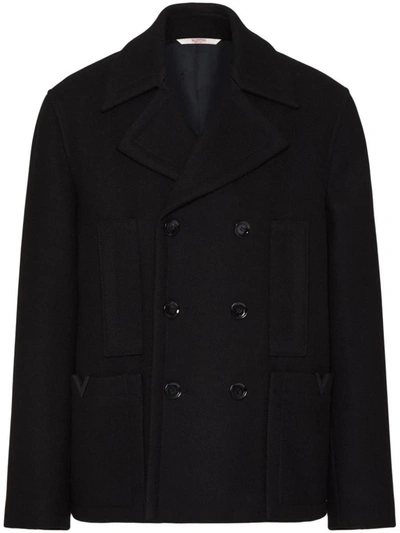 Valentino Garavani Jackets In Black