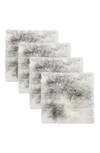 NATURAL 4-PACK GENUINE SHEEPSKIN CHAIR PADS