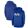 NIKE NIKE BLUE BROOKLYN NETS 2023/24 CITY EDITION COURTSIDE STANDARD ISSUE PULLOVER HOODIE