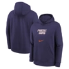 NIKE YOUTH NIKE PURPLE PHOENIX SUNS 2023/24 CITY EDITION ESSENTIAL PULLOVER HOODIE