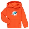 Outerstuff Toddler Orange Miami Dolphins Logo Pullover Hoodie In Orange