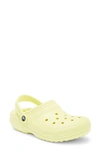 Crocs Classic Lined Clog In Sulphur