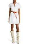 Isabel Marant Étoile Lanikaye Tiered Cotton Shift Dress In White