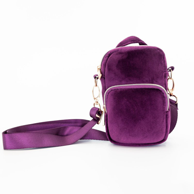 Mytagalongs Mini Convertible Crossbody Bag In Purple
