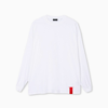 PARTCH MUST LONG SLEEVE T-SHIRT OVERSIZED WHITE ORGANIC COTTON