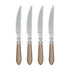 Vietri Aladdin Brilliant Steak Knives In Brown