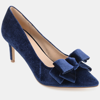Journee Collection Women's Crystol Pump In Blue