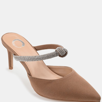Journee Collection Lunna Mule Pump In Brown