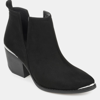 Journee Collection Women's Wide Width Issla Bootie In Black