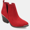 Journee Collection Women's Wide Width Issla Bootie In Red