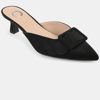 Journee Collection Vianna Kitten Heel Pump In Black