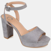 Journee Collection Collection Women's Wide Width Nairri Pump In Grey