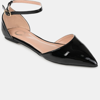 Journee Collection Collection Women's Wide Width Reba Flat In Black